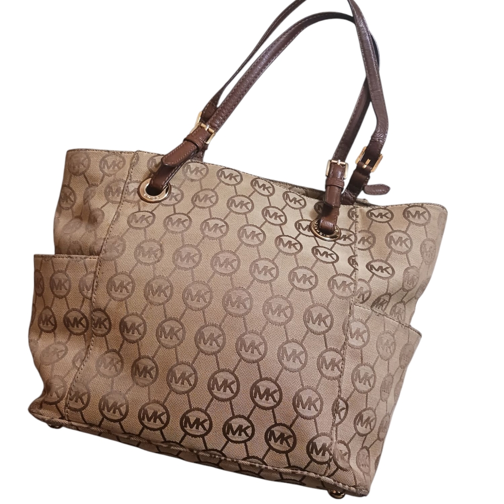 Michael Kors Brown Signature Tote Bag